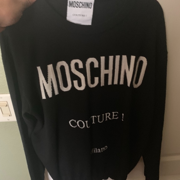 mens moschino sweater